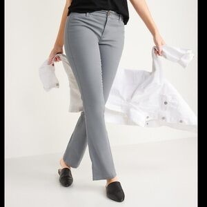 GAP 1969 Slim boot pants khaki chinos cotton blend welt pockets size 6